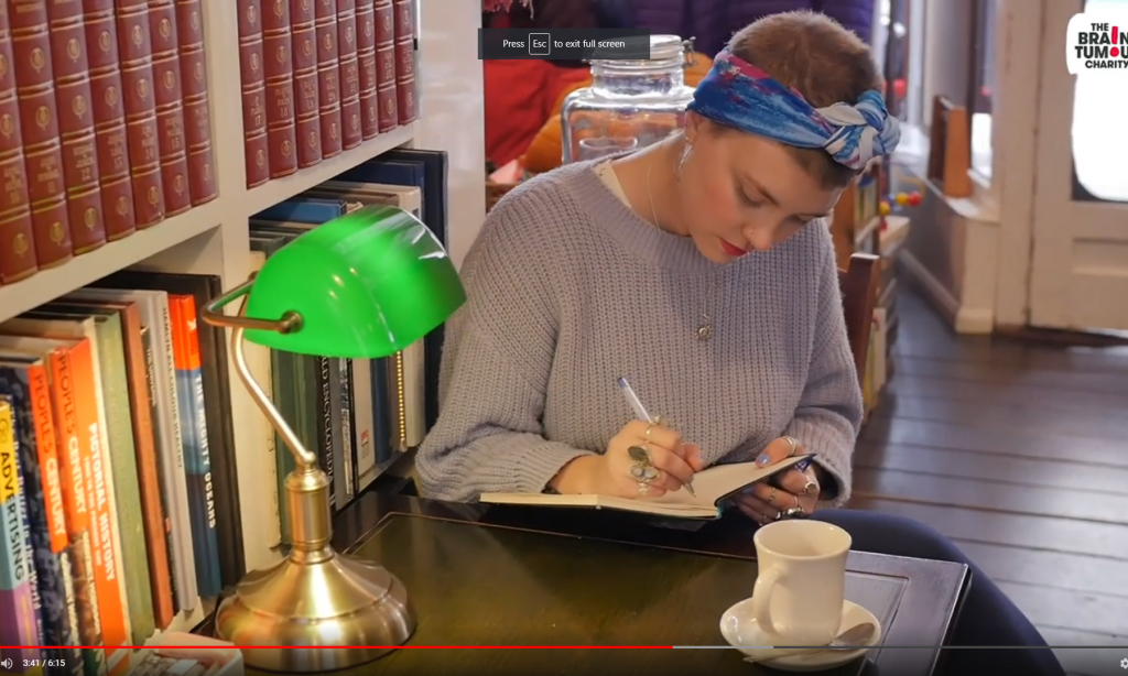 Grace studying